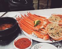 長腳紅螃蟹大餐 束草紅蟹專賣店