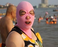 臉基尼 游泳防曬
