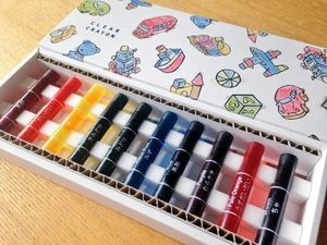 晶瑩剔透 透明感蠟筆CLEAR CRAYON